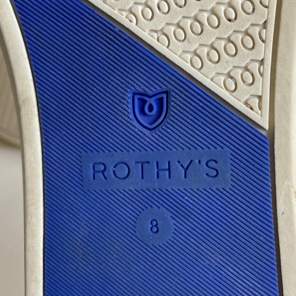 Rothy's The Original Slip On Sneakers Beige Camo Print Size 8 - Picture 11 of 16